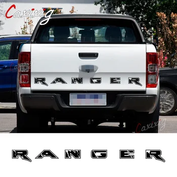 Araba Arka Bagaj Çıkartmaları Ford Ranger İçin Tremor XLT Raptor Pikap Bagaj Kapağı Mektup Grafik Tuning Aksesuarları Vinil Film Çıkartması