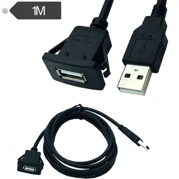Araba dashboard uzatma kablo USB paneli su geçirmez kablo Usb2. 0 Uzatma Kablosu Araba Araba Kamyon Tekne Motosiklet Dashboard