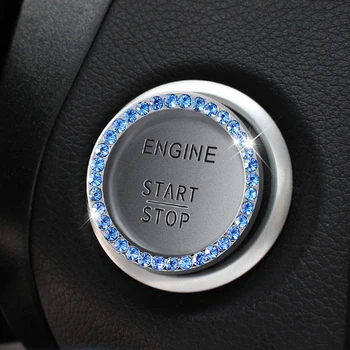Araba Otomobil Tek Tıklama Start Stop Motor Ateşleme Basma Düğmesi Dekorasyon Infiniti FX serisi Q serisi QX serisi Coupe EX37 4