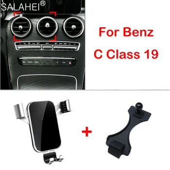 Araba telefon tutucu Mercedes-Benz C Sınıfı İçin 2019 İç Dashboard Tutucu Cep Standı Destek Araba Aksesuarları telefon tutucu
