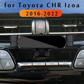 Araba telefon tutucu Toyota C-HR CHR Izoa 2021 2022 Araba Styling Braketi GPS Standı Dönebilen Destek cep telefonu aksesuarları