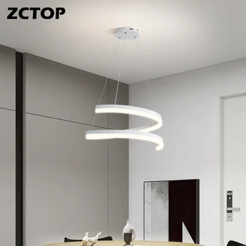 Asılı Yemek Odası Ofis Yaşam için Modern LED Işık Kolye Işık Kolye Işıklar Ev Kapalı Avizeler AC 220V 220V 2