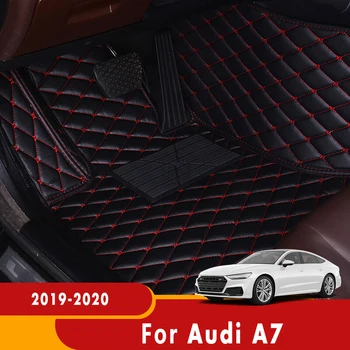 Audi için A7 2020 2019 Araba Paspaslar Özel Oto Ayak Pedleri Otomobil halı kapakları Şekillendirici Özel Aksesuarlar