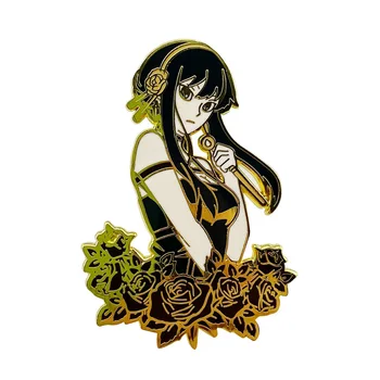 B0310 CASUS×AİLE Anime Emaye Pin kadın Broş Yaka İğneler Sırt Çantaları için Dekoratif Evrak Çantası Rozetleri Takı Aksesuarları