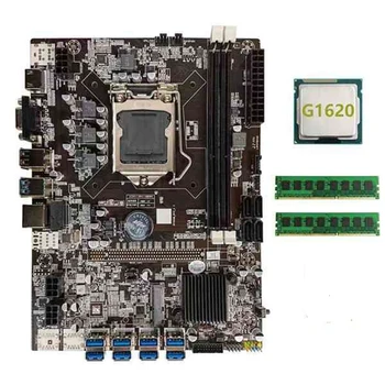 B75 BTC Madencilik Anakart Seti Desteği DDR3 Bellek CPU LGA1155 8 GPU Grafik Kartı Bitcoin BTC ETH GPU Madencilik Madenci