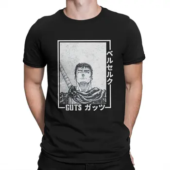 Berserk Guts Manga Anime Yeni TShirt Erkekler için Berserk japon animesi Yuvarlak Yaka Temel T Shirt Ayırt Edici Hediye Elbise