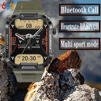Bluetooth Çağrı akıllı saat Su Geçirmez 400mAh Kalp Hızı Monitörü Hatırlatmak Müzik Spor Ses Asistanı ios için akıllı saat Android