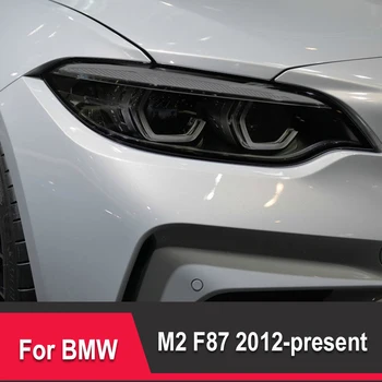BMW için M2 F87 Rekabet CS 2016-On Aksesuarları Araba Far koruyucu film Arka Lambası Koruma Şeffaf TPU Etiket