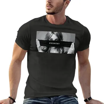 Britney Freebritney Rap Hip Hop Boy Tshirt Baskılı Erkek Giyim %100 % Pamuk Streetwear Büyük Boy Üst Tee