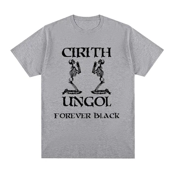 Cirith Ungol Sonsuza Siyah ÜLKE BAND kafatası T-shirt Pamuk Erkekler T gömlek Yeni TEE TİŞÖRT Bayan Tops
