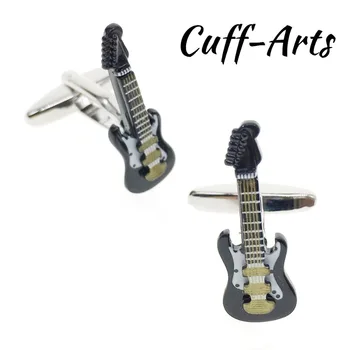 Cuffarts Yüksek Detaylara Sahip Emaye Elektro Gitar Kol Düğmeleri. 2018 Yeni Yenilik Müzik Tema Mücevher C10011