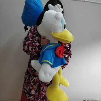 Disney Büyük peluş oyuncaklar 75 cm Büyük Donald Ördek Ve Papatya Hayvan Dolması Yumuşak Bebek Erkek Kız Doğum Günü Hediyeleri Çocuklar İçin 3