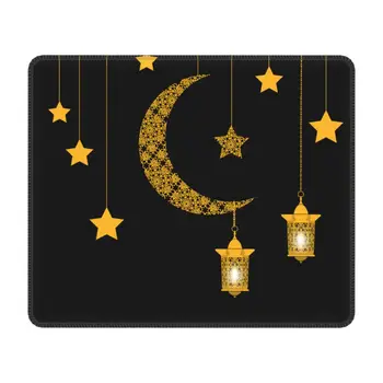 Eid Mubarak Ramazan Bilgisayar Mouse Pad Su Geçirmez Mousepad Dikişli Kenarları Kaymaz Kauçuk Müslüman İslam Fare Mat Oyun için