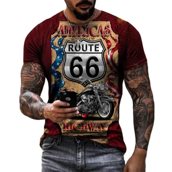 Erkek Sokak Rahat Tarzı büyük Boy Kısa Kollu Giyim Kişilik 66 Tasarım Moda T 3D Basılı T Gömlek Yaratıcı Shirts2022