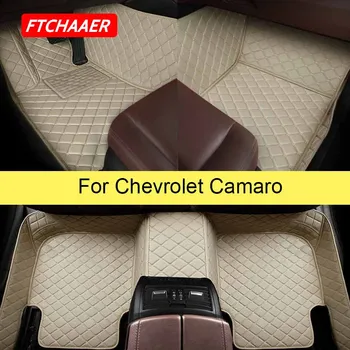 FTCHAAER Araba Paspaslar İçin Chevrolet Camaro Ayak Coche Aksesuarları Halı