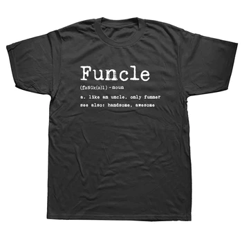 Funcle Çözünürlüklü T Shirt Komik Grafik Amca Aile Tee Yenilik Grafik Pamuk Streetwear Kısa Kollu Doğum Günü Hediyeleri T-shirt