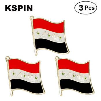 Irak Yaka Pin Broş Pimleri Bayrak rozeti Broş Rozetleri