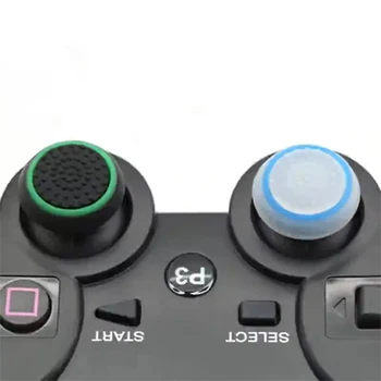 ıçin PS5 / PS4 Aydınlık Kap Gamepad Düğme Kapağı Kolu Thumb Rocker Kapaklar Silikon Denetleyici Thumb Çubuk Kavrama Joystick kapatma başlığı