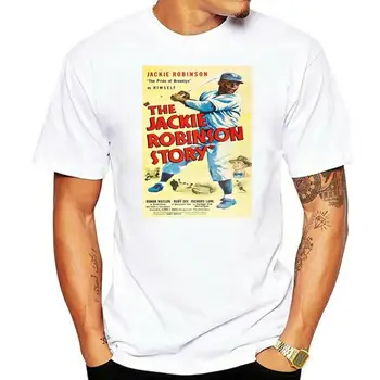 Jackie Robinson Hikayesi Beyzbol siyah tişört S M L Xl Xxl Xxxl doğum günü hediyesi Tee Gömlek