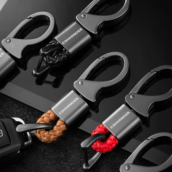 Jeep Komutanı için Yeni Unisex Örgülü Deri Halat El Yapımı Anahtarlık Deri Anahtarlık Halkası araba için tutucu Anahtarlıklar Anahtarlıklar