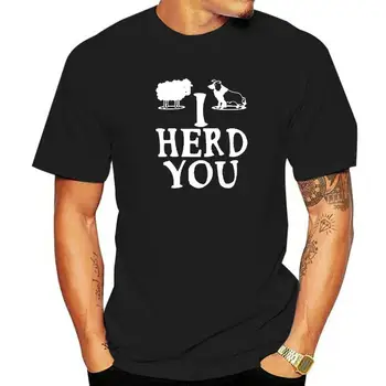 Komik Ben Sürü Size Koyun Sınır Collie Köpek Severler Hediye T Shirt Pamuk Kısa Kollu Harajuku Büyük Boy T-shirt Erkek Giyim
