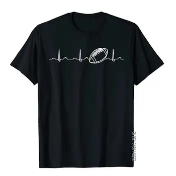 Komik futbol topu Kalp Atışı Giyim Fan Erkek Erkek T-Shirt Moto Biker Üst T-Shirt Erkekler İçin pamuklu üst giyim & Tees Baskılı Sevimli