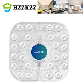 LED modülü kaynağı tavan 36W 24W 18W 12W LED halka PANELİ daire ışık AC220V kare tavan panosu ile parlaklık aydınlatma