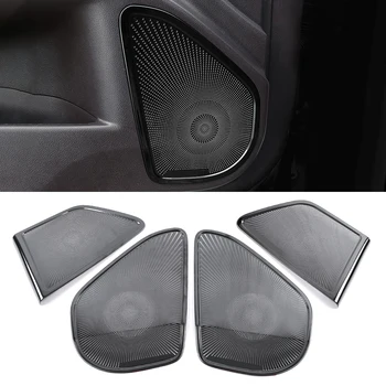 Lexus ES için XZ10 2018-2021 Otomatik araba hoparlörü Kapak Paslanmaz Kapı Hoparlör Ses Pedi Trim Çerçeve Sticker İç Aksesuarları
