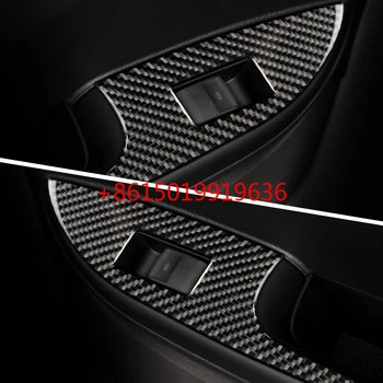 Lexus için ct200h 2011-17 F spor güçlendirme parçaları iç karbon fiber merkezi kontrol cam kaldırma paneli trim