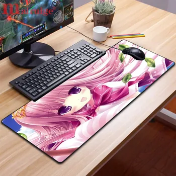 Mairuige anime fare altlığı Sevgili Güzel Kız Desen Kilidi Oyun Mouse Pad Laptop Klavye Oyun Aksesuarları Masa Mat Yüksek Kalite