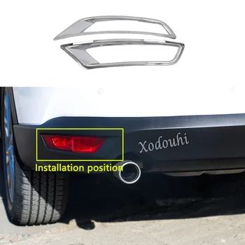 Mazda için CX-8 CX8 2016 2017 2018 2019 2020 2021 Sticker Styling Kaş Vücut Kapak Arka Kuyruk Arka Sis Lambası lamba çerçevesi Parçaları