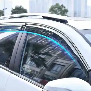 Mazda İçin 4Pcs/1Set Pencere Yağmur Güneşlik CX-5 2012 2013 2014 2015 2016 ABS Tenteler Barınaklar Görevlisi Aksesuarları