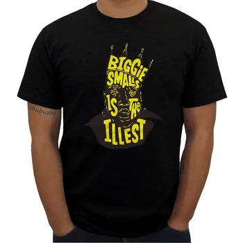 Mens t gömlek Biggie Smalls Notorious B. I. G. taç Kısa Kollu Rahat T-Shirt Erkekler kalça yeni marka ücretsiz nakliye tops