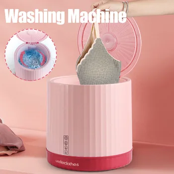 Mini Çamaşır Makinesi Kurutma Kovası Giysi Çorap İç Çamaşırı Temizleme Yıkama Küçük Seyahat Çamaşır Makinesi Yurt için