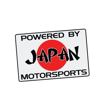 Moda Powered By Japonya Motorsporları Araba Sticker JDM Çıkartması Kapak Çizikler Araba Aksesuarları