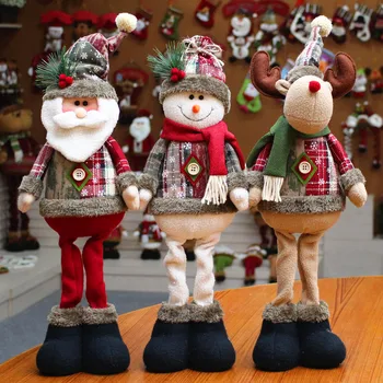 Noel Oyuncaklar Noel Baba Noel Dekoratif Bebekler Noel Elk Bebekler Noel Kardan Adam Pencere Noel Malzemeleri