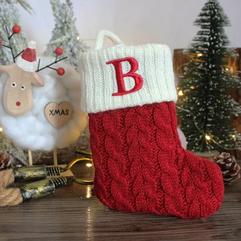 Noel Çorap Kırmızı ve Beyaz Şömineler Asılı Çorap Parti Malzemeleri