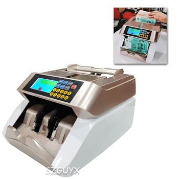 Otomatik Çok Para Birimi Nakit Banknot Para Bill Sayaç Sayma Makinesi lcd ekran EURO ABD Doları AUD Pound