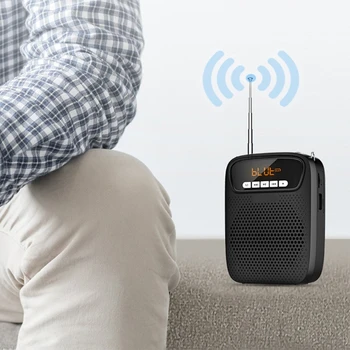 Ses amplifikatörü 15W Çok Fonksiyonlu Taşınabilir Kutu Bluetooth uyumlu mikrofonlu hoparlör Öğretmenler için Hoparlörler K1KF