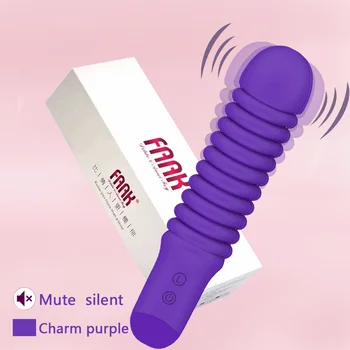 Silikon Vibratör Çubuk Kadınlar için Seks Oyuncak AV Sihirli Değnek Su Geçirmez Güçlü Vibratör Masaj Vajina Klitoris Yapay Penis Süper titreşim