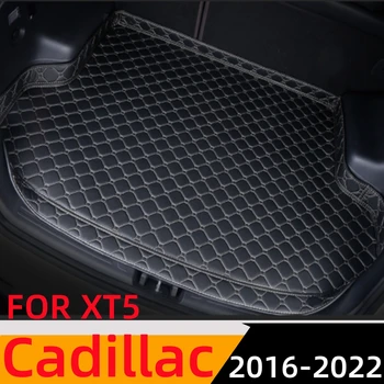 Sinjayer OTOMOBİL Parçaları Kuyruk Boot Halı Yüksek Yan Arka Kargo Liner Pad Uygun Cadillac XT5 2016 İçin Mat su Geçirmez Araba Gövde 17-2022