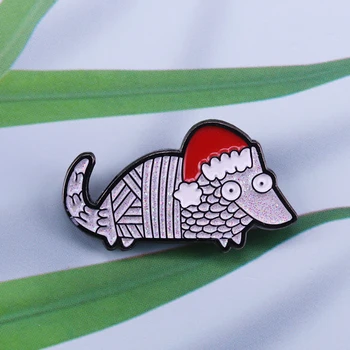 Tatil armadillo emaye pin Noel pin