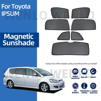 Toyota IPSUM için Araba Perde Cam Güneşlik Çıkarılabilir Güneşlik Manyetik Örgü Pencere Kalkanı Klip Güneşlik Kapak Gölge