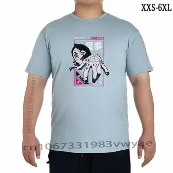 Tsuyurı Kanao İblis Avcısı T Shirt Erkek Pamuk Ter Kısa Kollu Yaz Büyük Boy Tee Elbise Moda Hip Hop Üstleri Adam TShirt