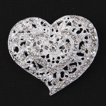 Vintage Aşk Kalp Broş Takı Kadınlar / erkekler İçin moda takı Broş Pins Metal Eşarp Düğün Hediyesi Dıy Takı Aksesuarları