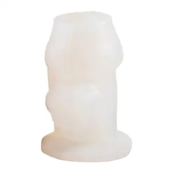 Yumuşak Dayanıklı Hayvan Şekilli Buz Lolly Kalıp Plastik Buz Küpü Kalıp BPA Ücretsiz Tatil için 5