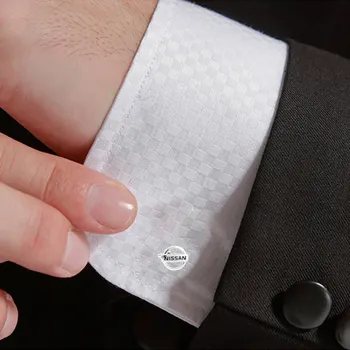 Yüksek Kaliteli Kol Düğmeleri Moda Broş Nissan Amblemi İş Erkek Giyim Sırt Çantası Rozeti Yaka Pin Hediye Klip İç 5