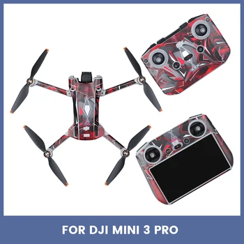 Çıkartmalar Mini 3 Pro RC Uzaktan Kumanda Renkli Çıkartmalar Vücut Uçak Çıkartmalar su geçirmez etiket Mini 3 Pro Drone Aksesuar