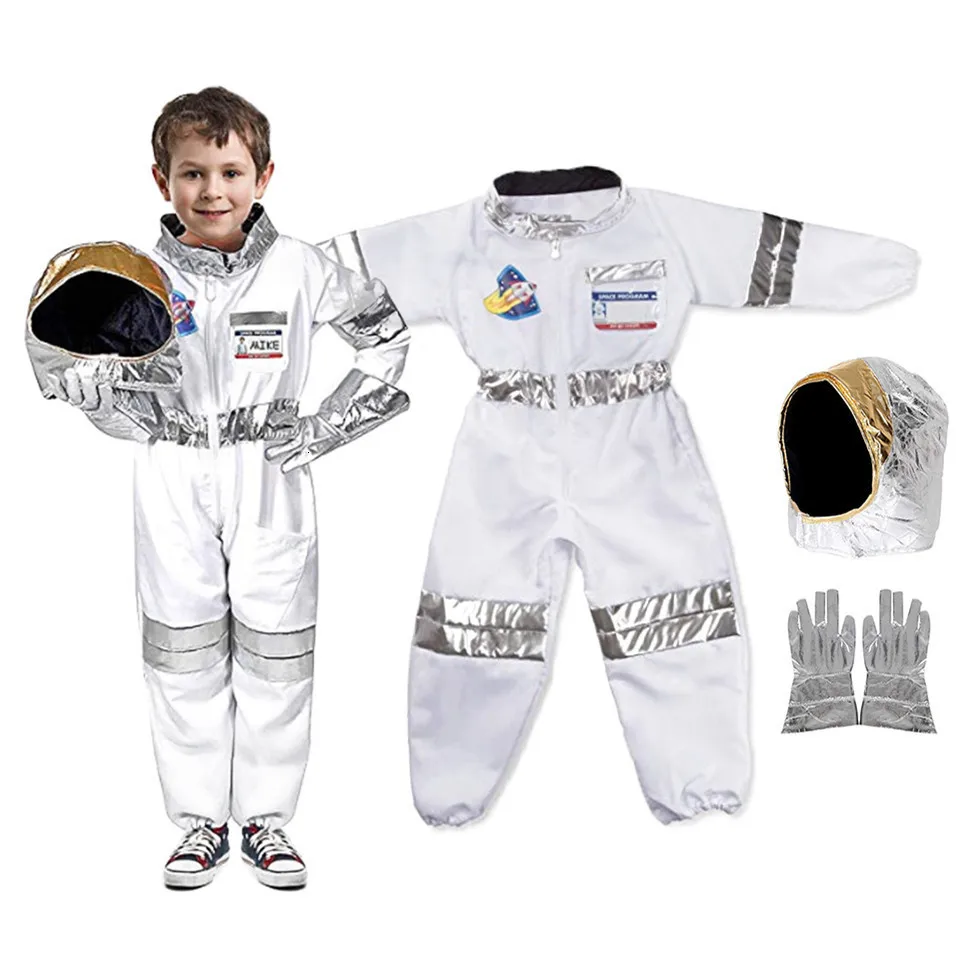 Çocuk astronot parti oyunu kıyafetleri rpg cadılar bayramı karnaval kıyafetleri cosplay komple elbise roket topu ihale uzay